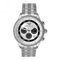 Buy Armani Watches AR0566 Stainless Chronograph Mens Watch online