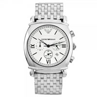 Buy Armani Watches Classic Stainless Steel Mens Chronograph Watch AR0315 online