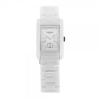 Buy Armani Watches Ceramic White Womens Rectangle Watch AR1409 online