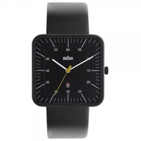 Buy Braun Watches Black Leather Mens Watch BN0042BKBKG online