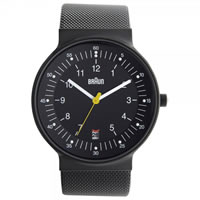 Buy Braun Watches Black Mesh Mens Watch BN0082BKBKMHG online