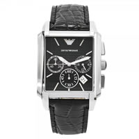 Buy Armani Watches AR0478 Black Chronograph Mens Watch online