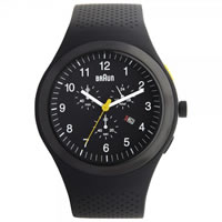 Buy Braun Watches Mens Black Chronograph Watch BN0115BKBKBKG online