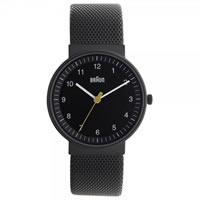 Buy Braun Watches Mens Black Stainless Steel Watch BN0031BKBKMHL online