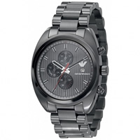 Buy Armani Watches AR5913 Gents Gun Metal Stainless Steel Watch online