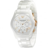 Buy Armani Watches AR1416 Ladies White Ceramic Watch online
