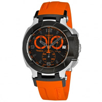 Buy Tissot Watches T048.417.27.057.04 Orange Chronograph Mens Watch online