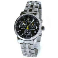 Buy Tissot Watches T17.1.586.52 Silver Chronograph Mens Watch online