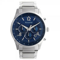 Buy Accurist Watches Silver Gents Chronograph Watch MB896N online