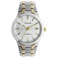 Buy Accurist Watches Silver Gents Watch MB859S online