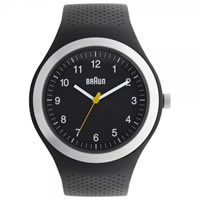 Buy Braun Watches Mens Black Silicon Watch BN0111BKBKG online