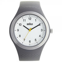 Buy Braun Watches Mens Grey Silicon Watch BN0111WHGYG online