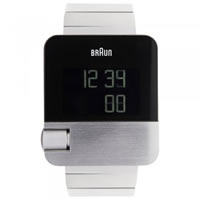 Buy Braun Watches Silver Stainless Steel Mens Digital Watch BN0106SLBTG online