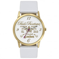 Buy Paul's Boutique Watches White Leather Womens Watch PA013GDGD online