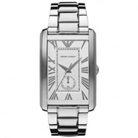 Buy Armani Watches AR1607 Mens Silver Classic Watch online