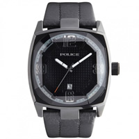 Buy Police Watches PL12963JSB-02 Edge Mens Black Leather Watch online