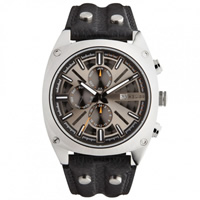 Buy Police Watches PL12699JS-02 Enforce Mens Black Chronograph Watch online