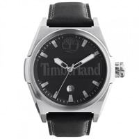 Buy Timberland Watches 13329JS-02 Back Bay mens black leather watch online