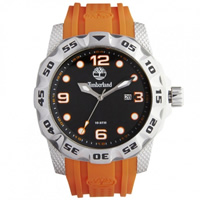 Buy Timberland Watches 13317JS-02A Belknap Mens Orange Rubber Watch online