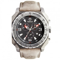 Buy Timberland Watches 13324JSUS-02 Stratham Mens Beige Leather strap Watch online