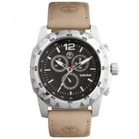 Buy Timberland Watches 13318JS-02 Front country Mens Beige Genuine Leather strap Watch online