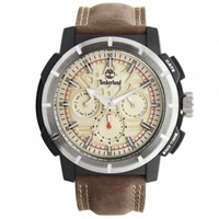 Buy Timberland Watches 13325JPBS-14 Edgewood Mens Brown Genuine Leather strap Watch online