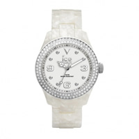 Buy Ice-Watch Ice elegant pearl silver Ladies Watch EL.PSR.U.AC.12 online