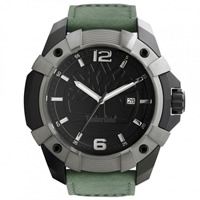 Buy Timberland Watches 13326JPBU-02 Chocorua Mens Green Leather strap Watch online