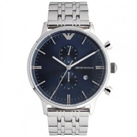 Buy Armani Watches Emporio Armani Gianni Watch AR1648 Mens Blue Steel Watch online