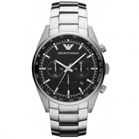 Buy Armani Watches AR5980 Mens Stainless Steel Chronograph Watch online