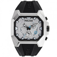 Buy Police Watches PL13837JS-04 Police Mens White Hunter Chronograph Watch online