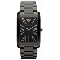 Buy Armani Watches Classic Black ION Womans Watch AR2064 online