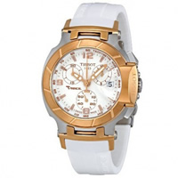 Buy Tissot Watches T048.217.27.017.00 White Chronograph Ladies Watch online