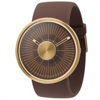 Buy Michael Young Watches MY03-09 Michael Young Mens Hacker Brown & Gold Watch online