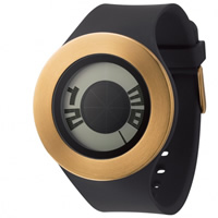 Buy Michael Young Watches MY04-04 Michael Young Mens Sunstitch Black & Gold Watch online