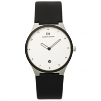 Buy Danish Design Q12Q 884 Mens Black Leather Watch online
