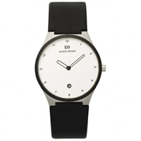 Buy Danish Design V12Q 884 Mens Black Leather Watch online