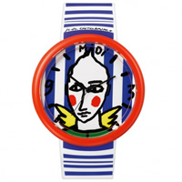 Buy JCDC Watches JC04-12 JC de Castelbajac Design Blue Striped Unisex Watch online