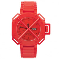 Buy JCDC Watches TT01-3 Unisex "Time Track" Red Watch online