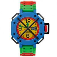 Buy JCDC Watches TT01-5 Unisex "Time Track" Multicoloured Watch online