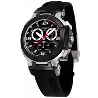 Buy Tissot Watches T048.417.27.057.00 Black Chronograph Mens Watch online