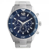 Buy Accurist Watches Silver Gents Chronograph Watch MB946NN online