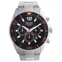 Buy Accurist Watches Silver Gents Chronograph Watch MB946BO online