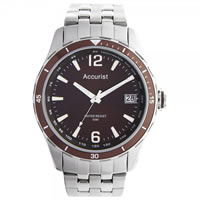 Buy Accurist Watches Silver Gents Watch MB923BR online