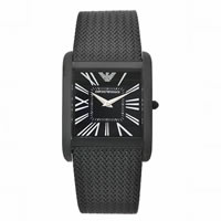 Buy Armani Watches AR2028 Mens Super Slim Black ION Plated Watch online