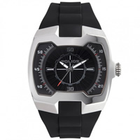 Buy Police Watches PL 13452JS-02 Police Mens Endeavor Black & Silver Watch online