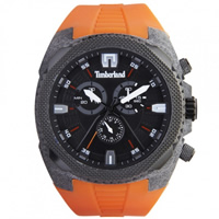 Buy Timberland Watches 13851JPGYB-02A Bridgton Mens Orange Rubber Chronograph Watch online