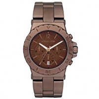 Buy Michael Kors Watches Ladies Chronograph Brown Stainless steel Watch MK5519 online