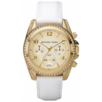 Buy Michael Kors Watches Ladies Chronograph Gold PVD Plated Watch MK5460 online