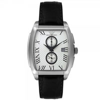 Buy Armani Watches Black Leather Mens Chronograph Watch AR0936 online